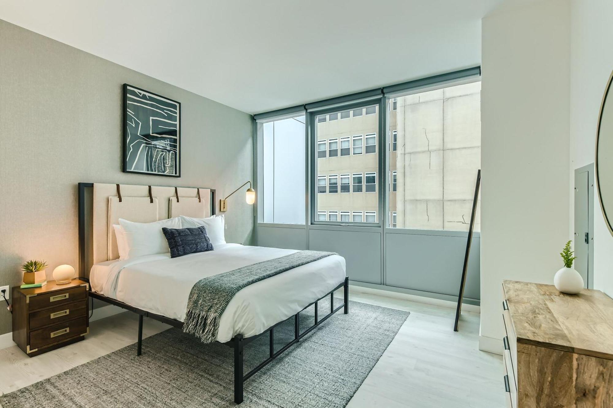 Sentral Michigan Avenue Aparthotel Chicago Quarto foto Bedroom